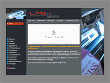 Tablet Screenshot of lps-digitaldruck.de
